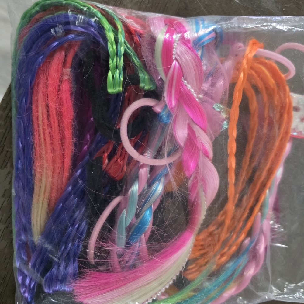 Colorful Hair Extensions Set